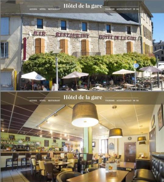 Hotel De La Gare Sévérac-le-Château Kültér fotó